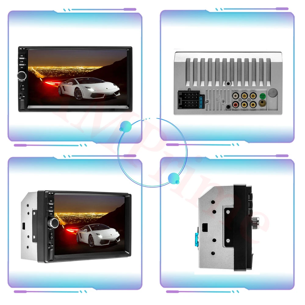 Автомагнитола AMPrime мультимедийный плеер на Android с 7 &quotэкраном Mirror Link FM MP5