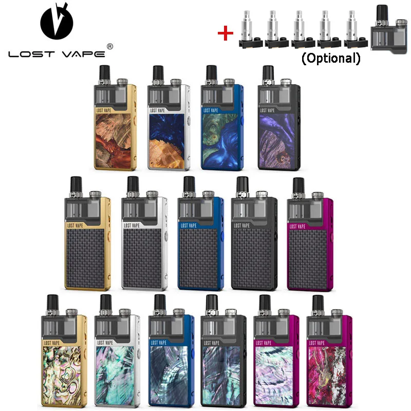 Lost Vape Orion Plus DNA Pod Комплект 2 мл картридж 950 мАч батарея 0.25ohm сетка катушка LostVape электронная сигарета испаритель