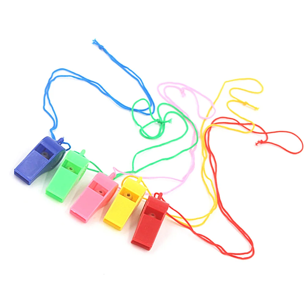

50Pcs Whistle Referee Coaches Training Sport Whistle Kids Children Gift Party Favor Mixed Color