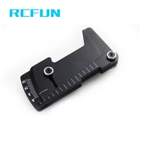 rc rcfun cnc adjustable ruler adjusting rc car height wheel rim camber measure 15 degrees alloy blue