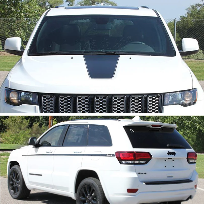 Виниловая наклейка на капот двигателя с линией талии для Jeep Grand CHerokee 2014-2017 2018 2019 |