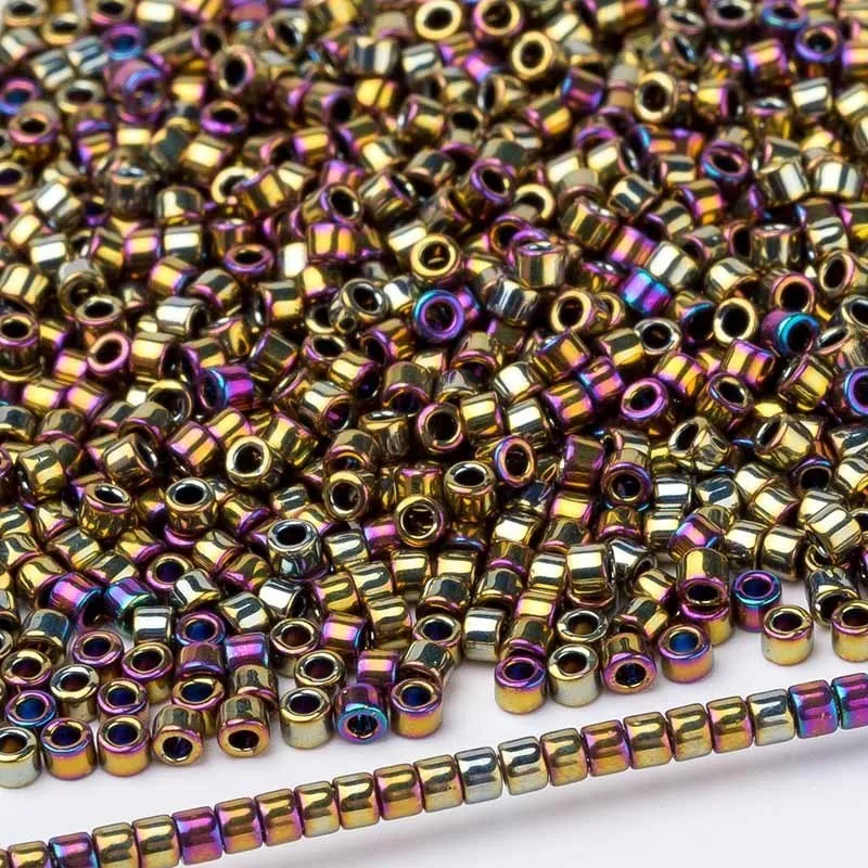 Taidian DB40 Медь покрытием Miyuki металлик Seedbeads для рождественское платье аксессуары 1/3 г/лот 1,6x1,3 мм