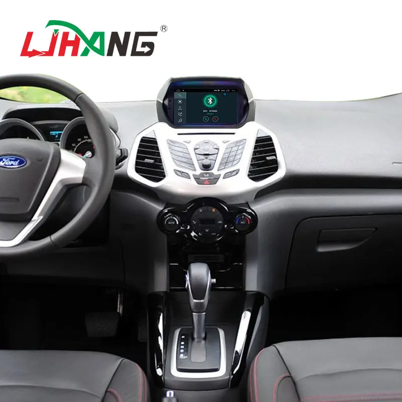 Автомобильный DVD плеер LJHANG 2 Din Android 10 для Ford ECOSPORT 2013 2014 2015 2016 WIFI мультимедийный GPS