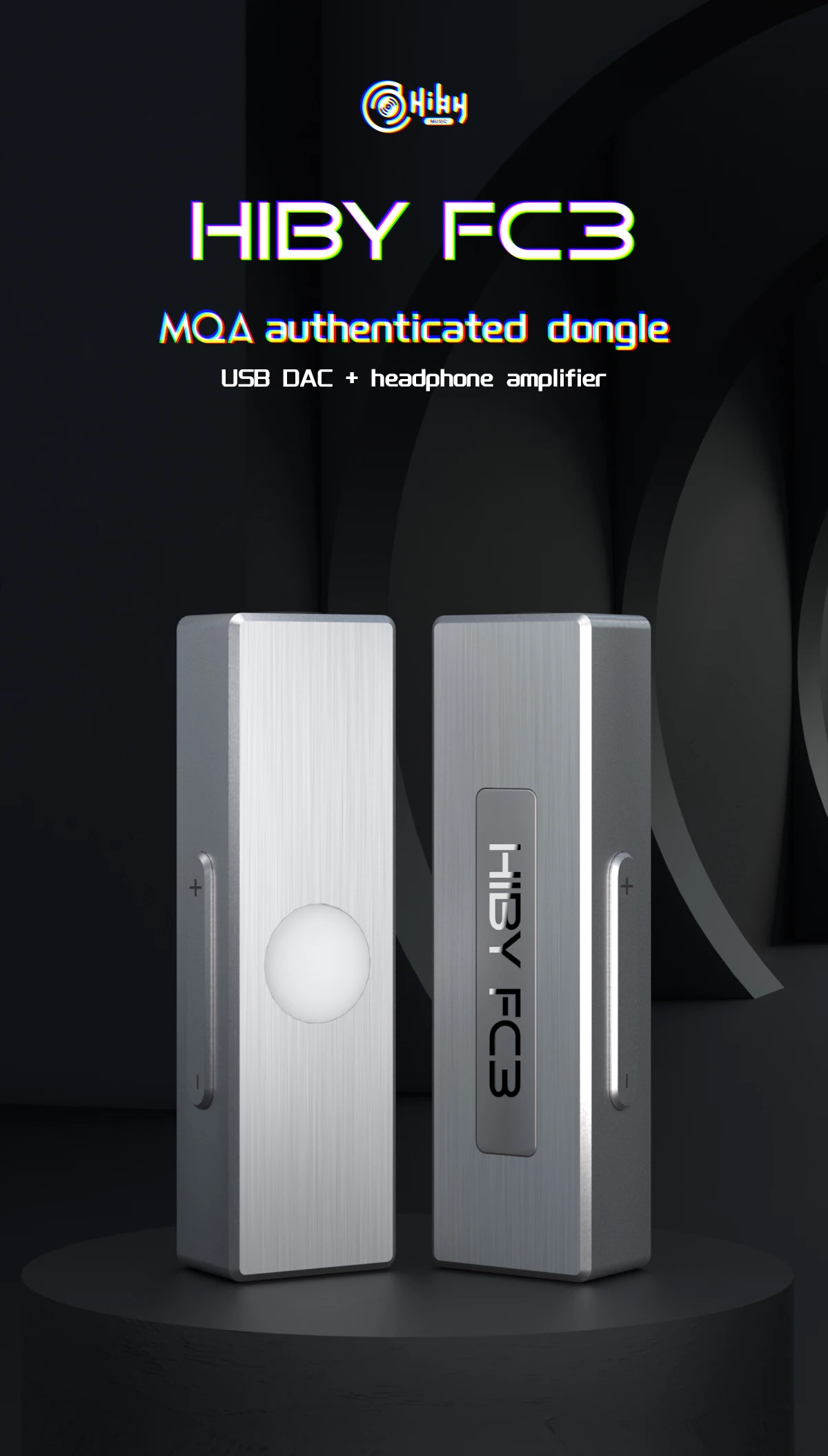 HiBy FC3 MQA проверенный ключ USB DAC декодирование аудио усилитель для наушников DSD128 3 5