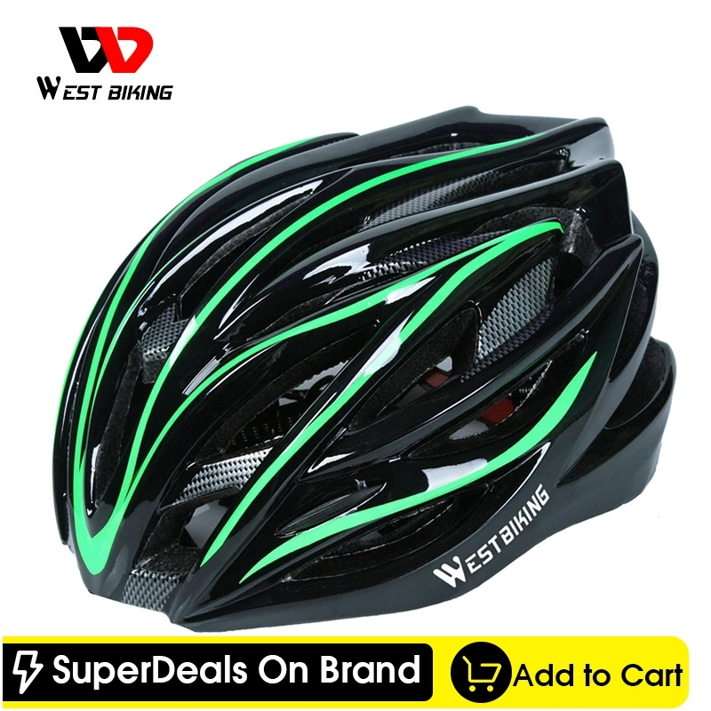 

WEST BIKING Bicycle Helmets Men Helmet Mountain MTB Road Bikes Integrally Molded Casco Capacete Ciclismo Cycling Bicycle Helmets