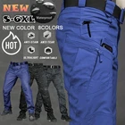 Брюки-карго мужские тактические, большие размеры, армейские повседневные камуфляжные брюки для активного отдыха, походов, треккинга, милитари, с несколькими карманами