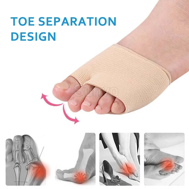 Damping of Metatarsal Gel Non-slip Soles for Pain Relief Size S Color Gel Insoles Skin Pad Feet Care Tool Insert