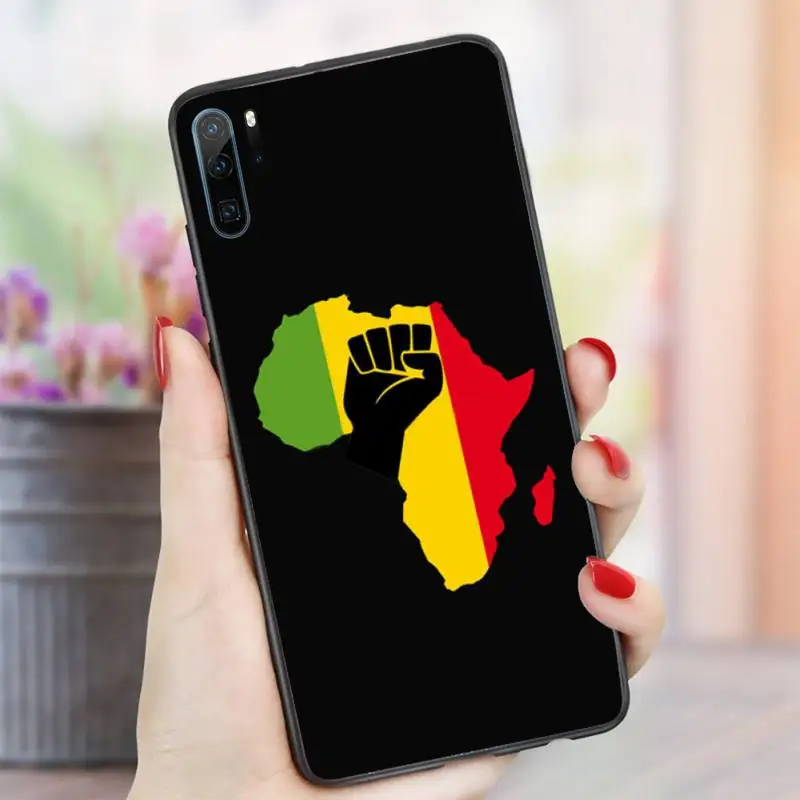 

Africa Map pattern Phone Case For Huawei honor Mate P 10 20 30 40 i 9 8 pro x Lite smart 2019 nova 5t