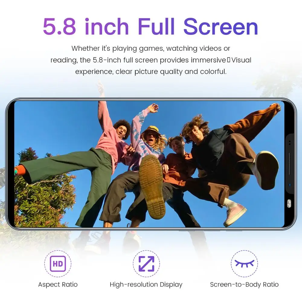 2020 3G смартфон CECTDIGI IP12 мини 5 8 ''Full Экран разблокирован Android 4 512 Мб Оперативная