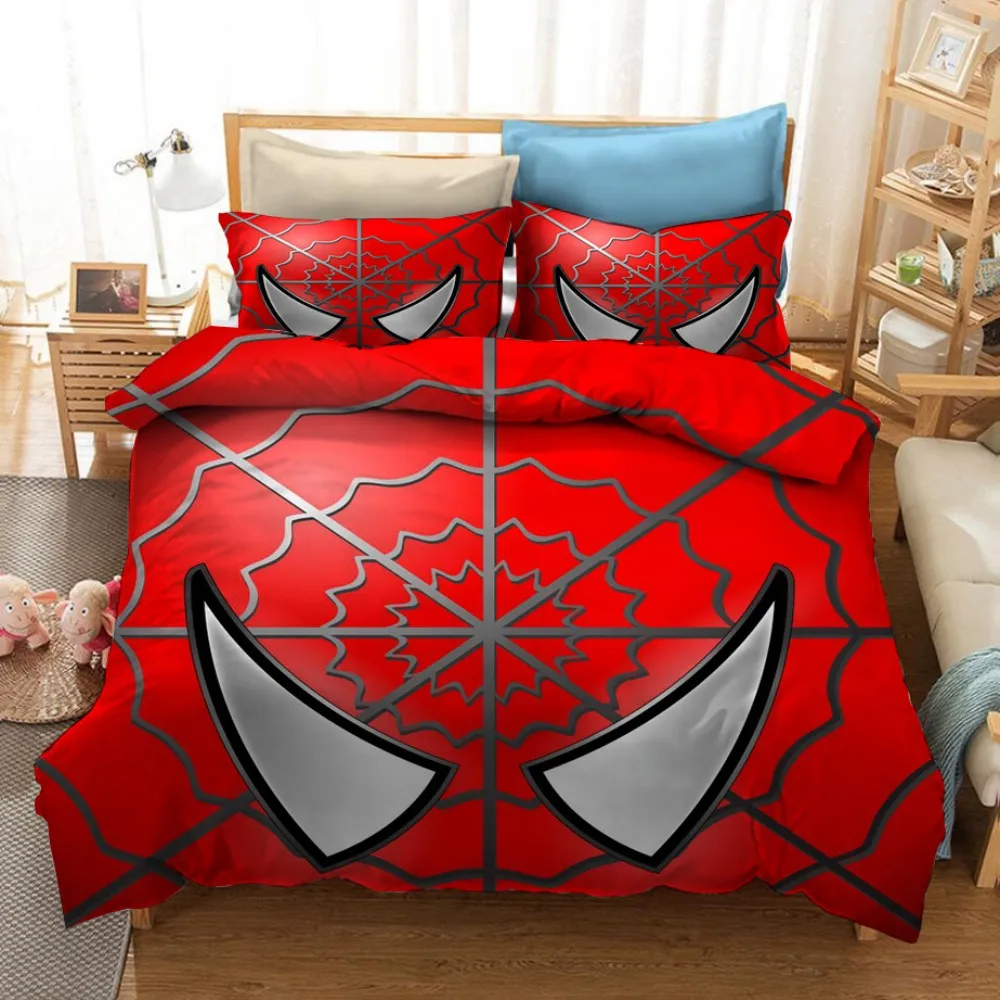 

3D Дисней «Человек-паук» комплекты постельного белья модные постельное бельё один двойной Queen короля для мальчиков детское постельное белье...
