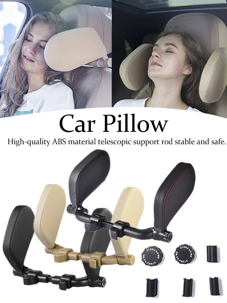 

Car Neck Headrest Pillow Cushion Seat Support Head Restraint Seat Pillow Headrest Neck Travel Sleeping Cushion Cars Accessories