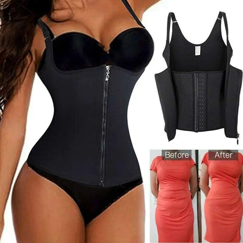 

Shaper Women Sauna Waist Trainer Corset Vest Sweat Workout Underbust Modeling Strap Weight Loss Compression Trimmer Shapewear