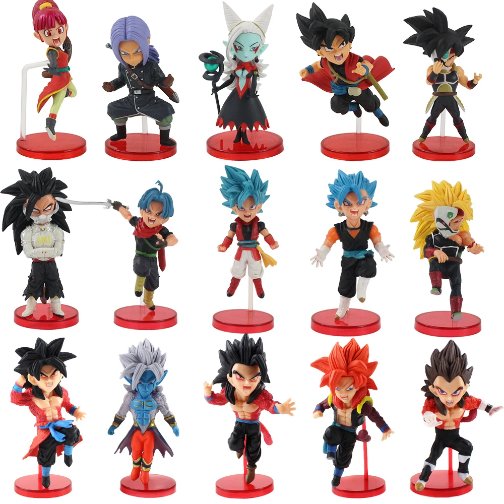 5 шт./лот SDBH Dragon Ball фигурки WCF SSJ Zeno Сон Гоку Вегета Trunks vegetto Аватар Majin Towa лопуха Супер Saiyan модель игрушки