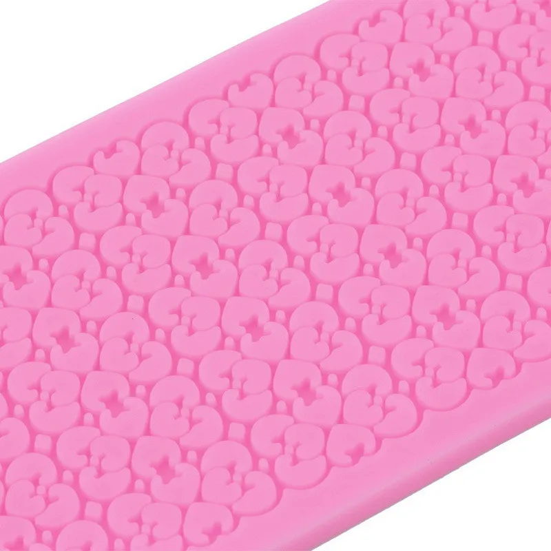 Форма MJ110 силиконовый коврик украшение для свадебного торта силиконовая