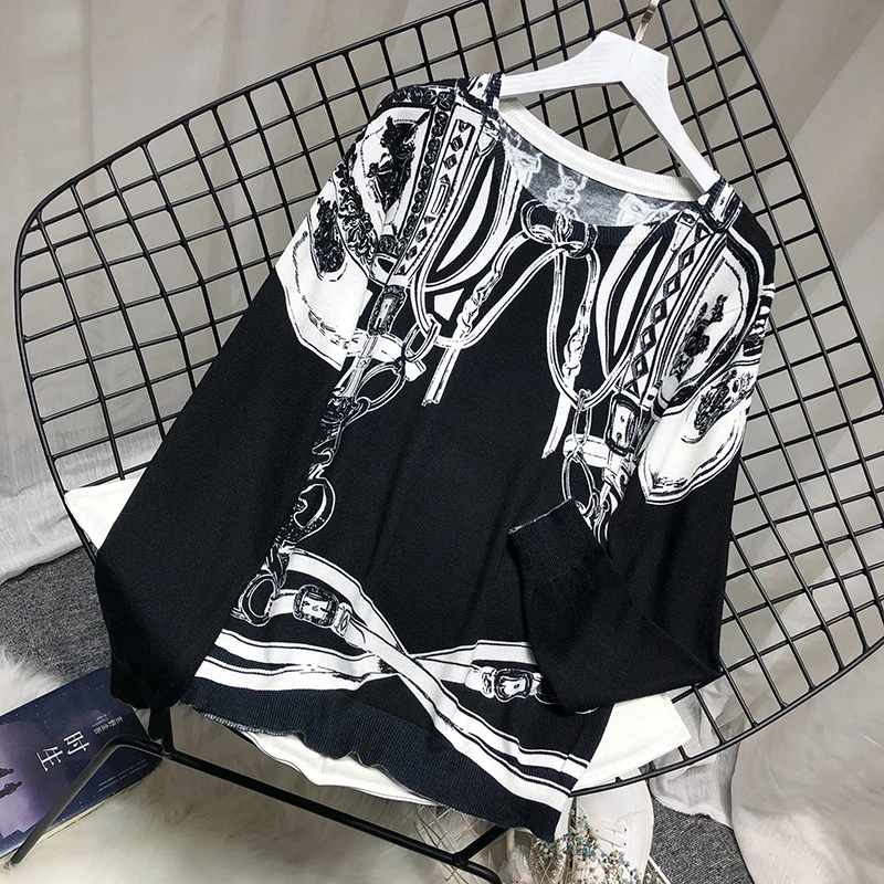 

Sweaters YK1297 Fashion 2021 Runway Luxury famous Brand European Design party style women's Clothing