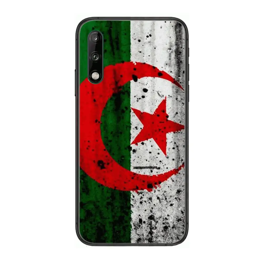 

Algeria National Flag Clear Phone Case For Huawei Y 5 6 7 8 9 A P S Pro 2020 2019 Black Etui Coque Hoesjes Comic Fashion