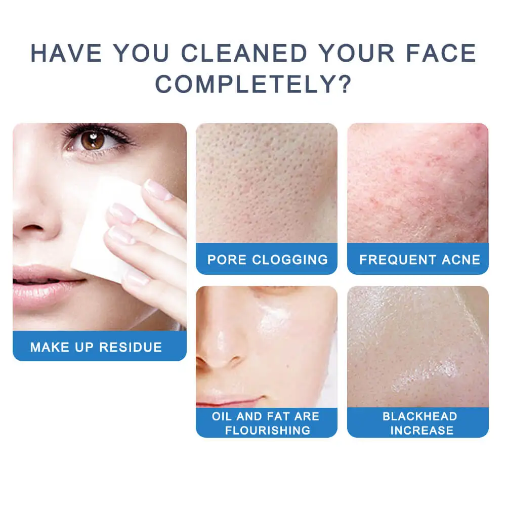 Электрическая щетка для мытья лица Очищение бытовая силиконовая красоты кожи