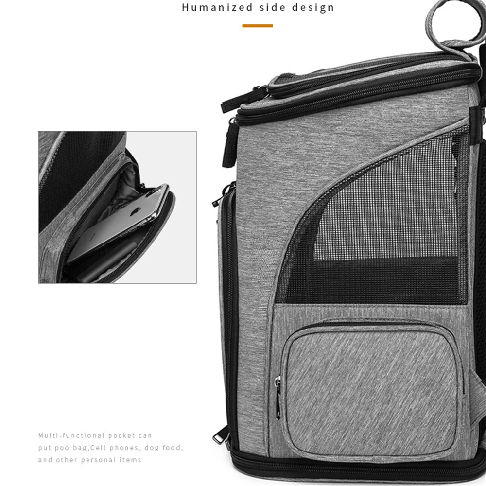 Складные льняные сумка рюкзак для маленькой собаки кошки домашние животные на