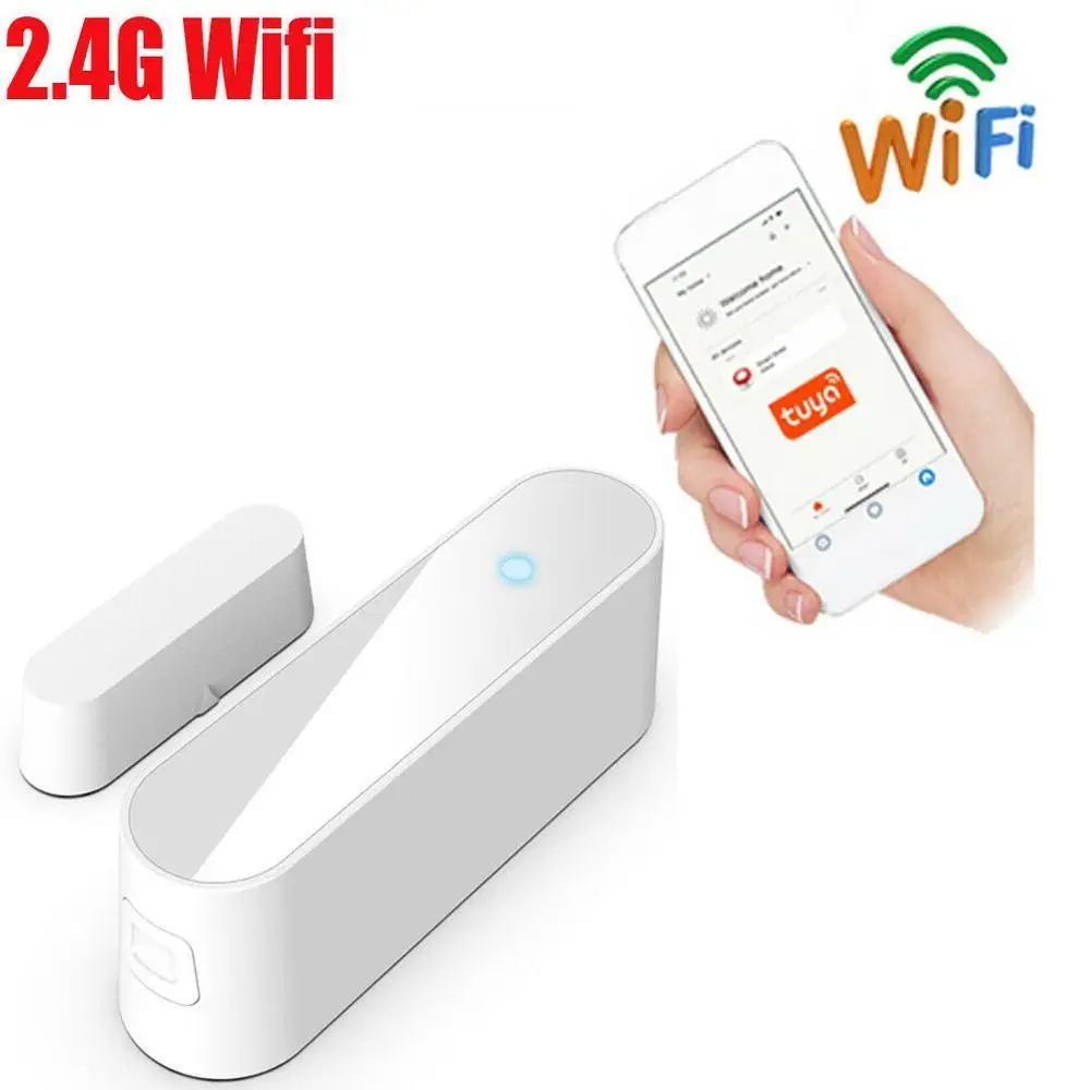 Tuya Smart WiFi Door Sensor Open / Closed Detectors Compatible With Alexa Google IFTTT APP | Безопасность и защита