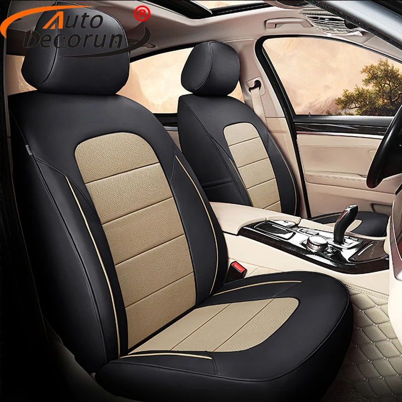 AutoDecorun 14 шт./компл. сиденье из натуральной кожи чехлы для Subaru Forester 2018 2019 2013 2020 2017