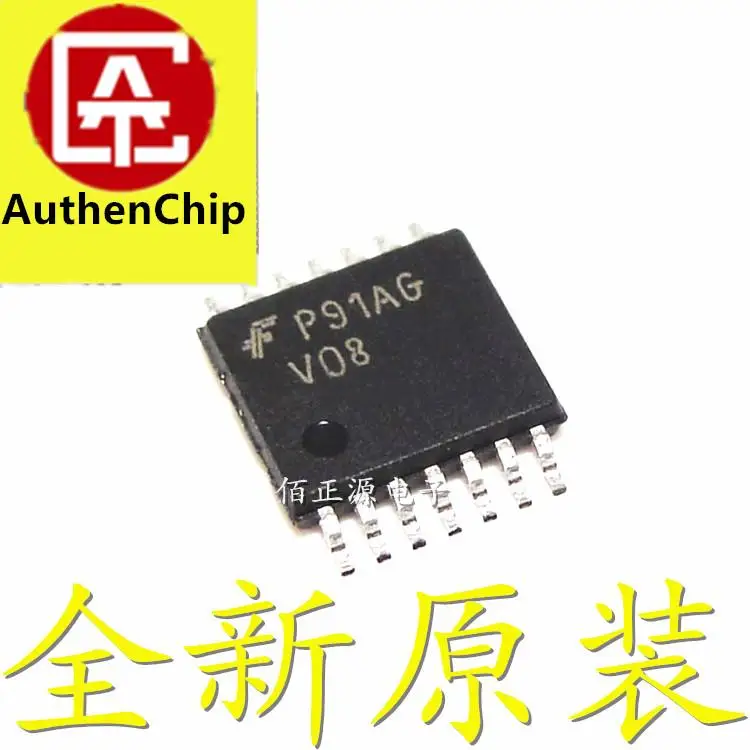 

10pcs 100% orginal new in stock 74VHC08MTCX TSSOP-14 silk screen V08 four 2 input AND gate logic chip