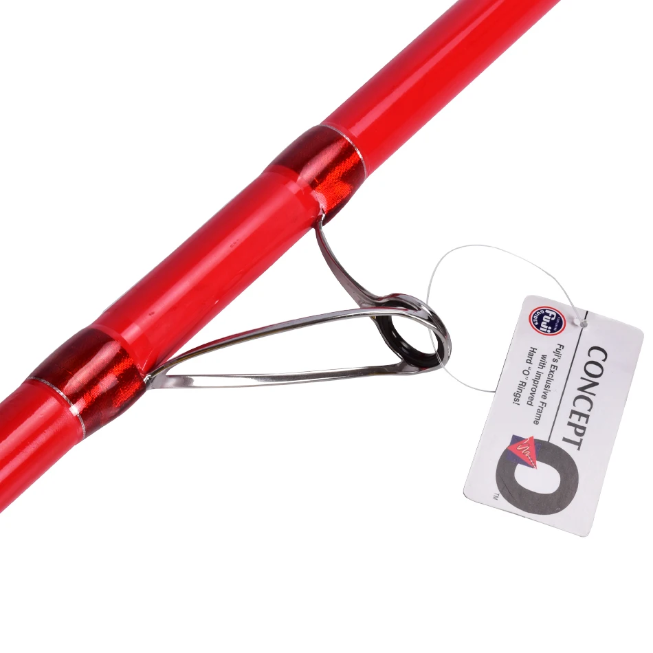 

4.25M Fuji Components 3sections 100-250g CW high carbon fiber surfcasting fishing rod