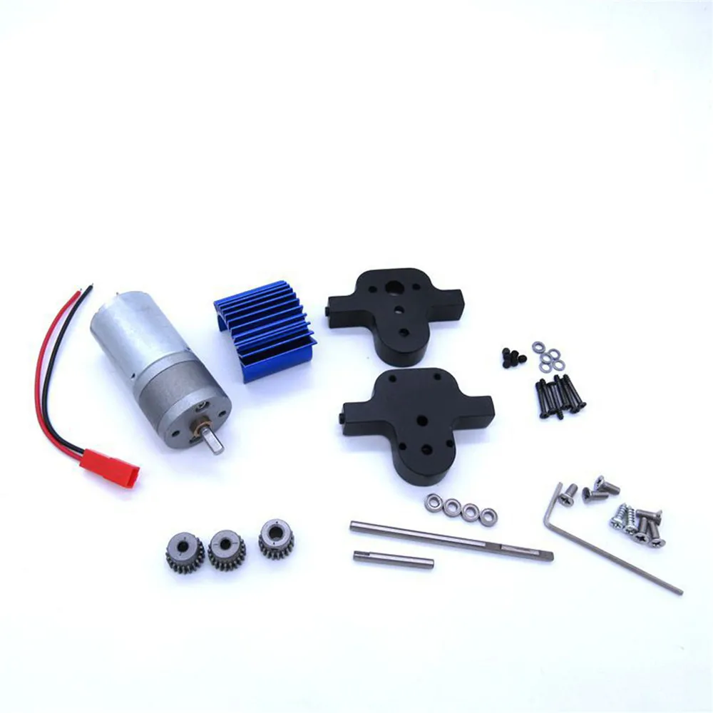 Universal Metal Transfer Gearbox with 370 Reduction Motor for WPL B14 B24 C14 RC Car Accessories Parts | Игрушки и хобби