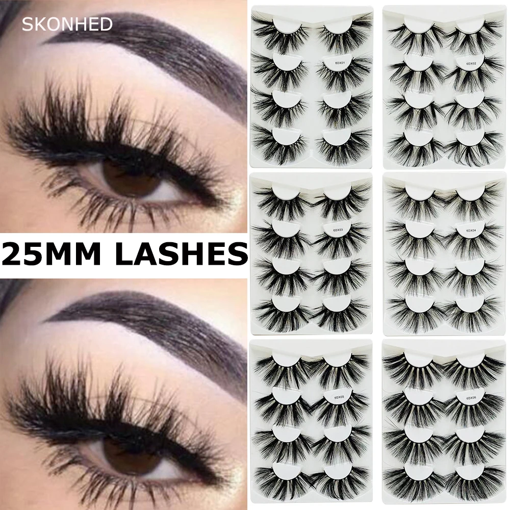 Новые драматические 3D норковые накладные ресницы крест накрест пушистые толстые