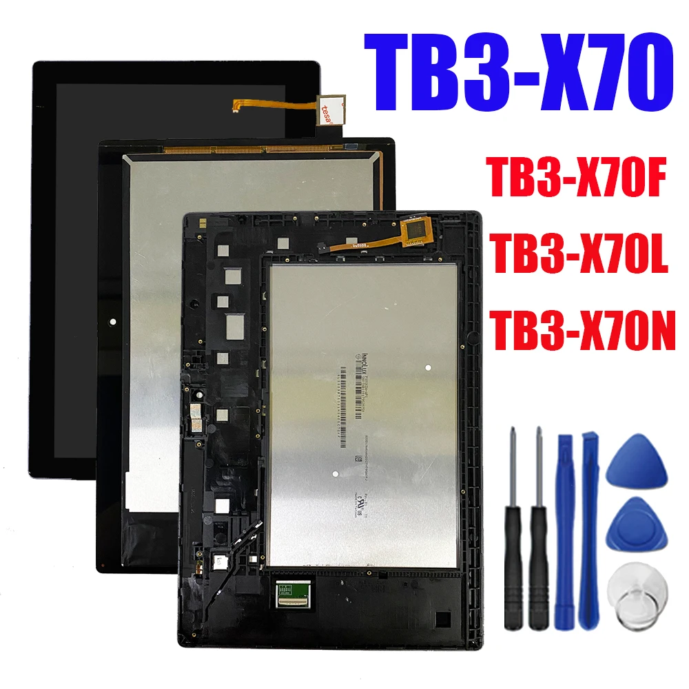 Для Lenovo Tab 3 10 Plus ZA0Y ZA0X TB3 X70L X70F X70N X70 ЖК дисплей сенсорный экран дигитайзер в сборе +