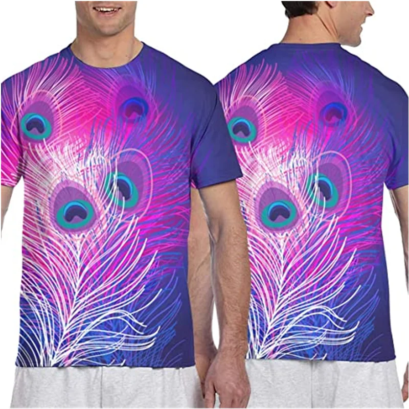 

Mens Unique 3D Double-Sided Stylish T Shirt retro t shirt harajuku
