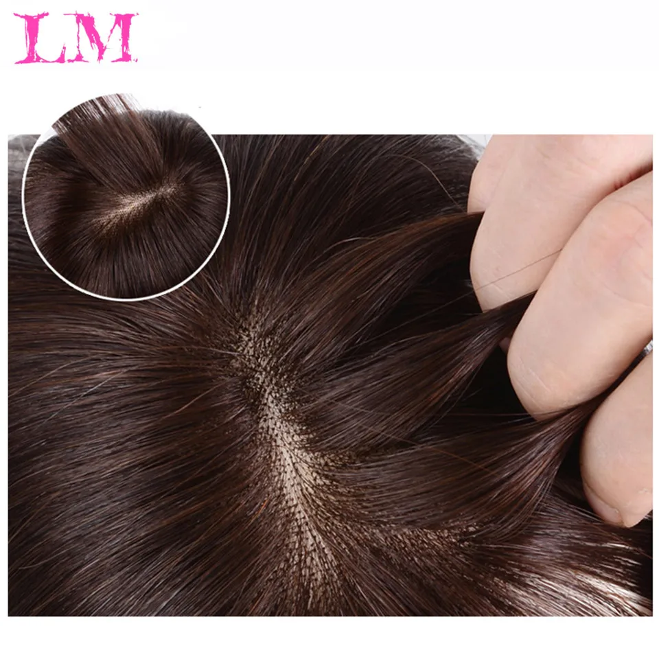 

LM 3D Air Bangs Clip In Bangs Hair Extensions Overhead Wig Piece One Piece Seamless Invisible Long Straight Hair Breathable Hair