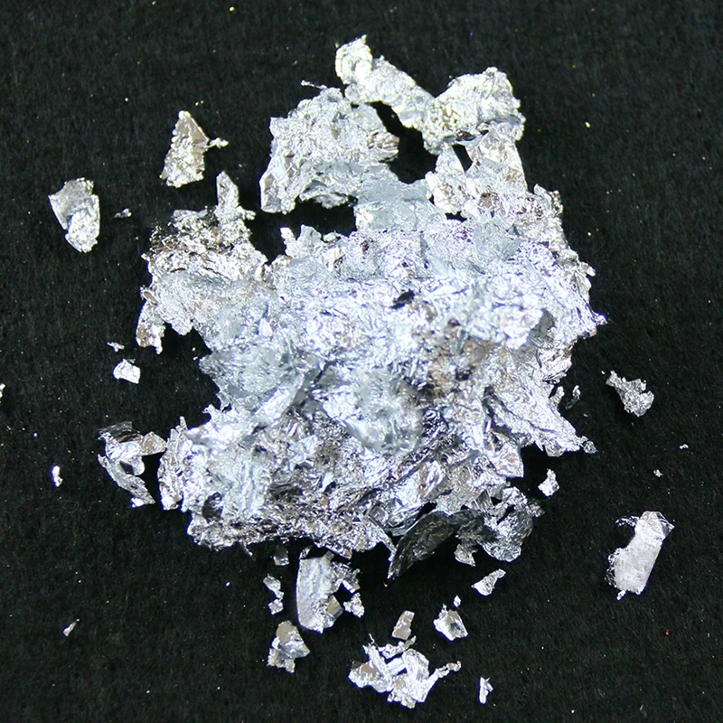 Имитация золотых листовых хлопьев серебро розовое золото медные позолоченные