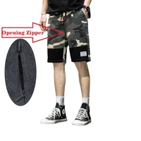 summer shorts sex pants outdoor car zipper free open file mens camouflage overalls fashion brand casual capris sports beach