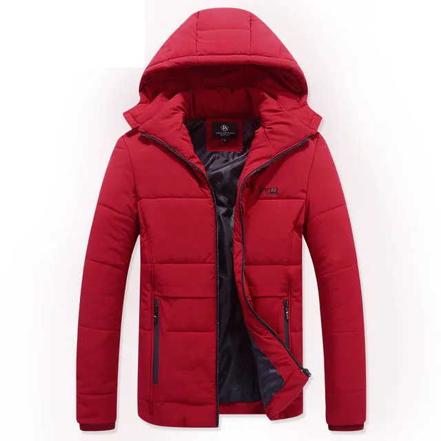 3 Colors New 2020 Casual Classic Winter Jacket Men Warm Padded Hooded Overcoat Fashion Brand Outerwear | Мужская одежда