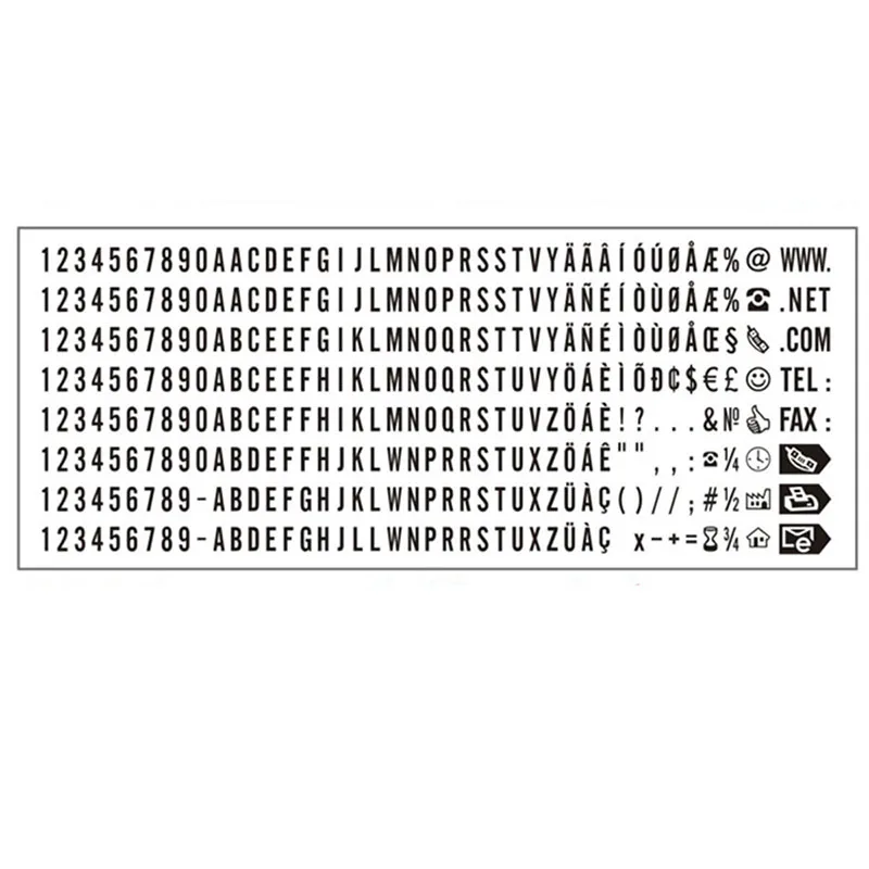 Набор резиновых штампов DIY индивидуальное самостоятельное заполнение имя