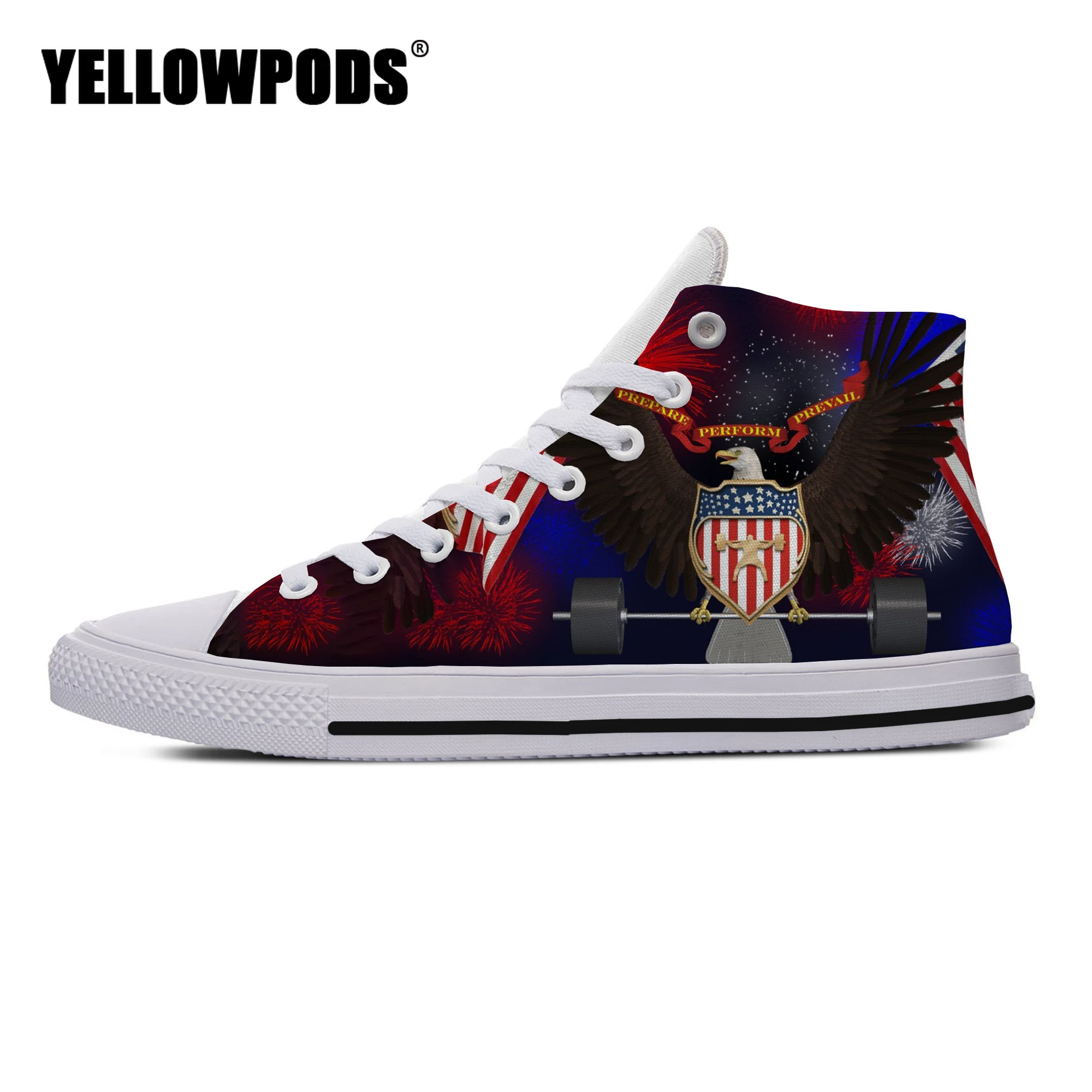 

Sneakers Women American Flag Eagle Images Custom Casual Shoes 2020 Fashion Sneakers Shoes