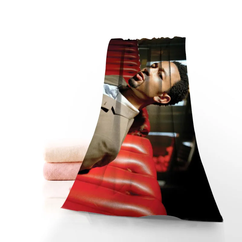 

Новое пользовательское полотенце John Legend с принтом хлопковая ткань для лица/фототкань для детей мужчин женщин душевые Полотенца 70x140 см