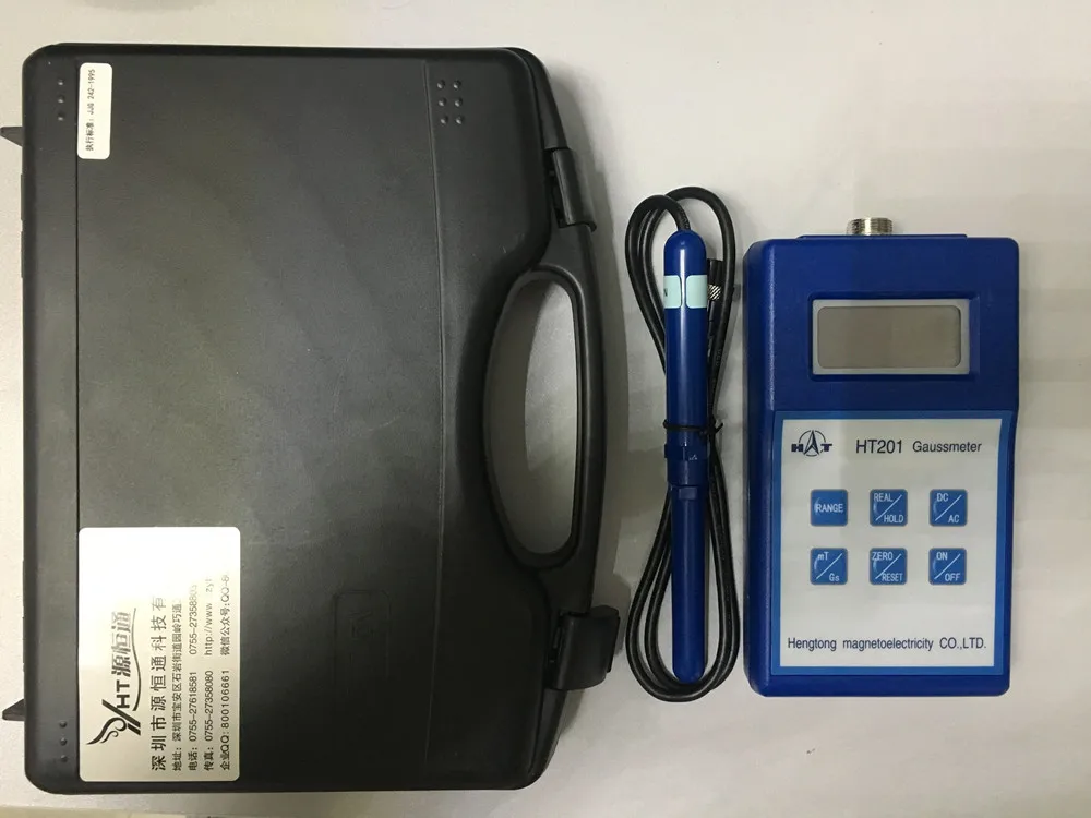 Высокоточный Цифровой Измеритель Гаусса Tesla smeter HT201Range 0-200mT-2000mT тестер флюсметр