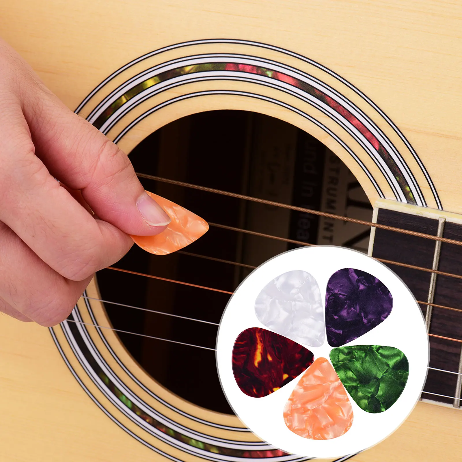 Наклейка на грифельную доску для гитары цветная наклейка наклейки нот 6 струн
