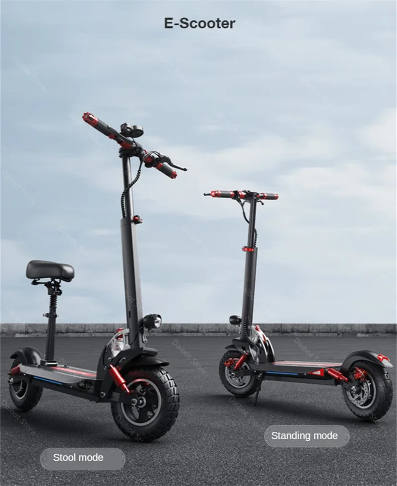 Электрический двухколесный скутер Складной электрический самокат с сиденьем