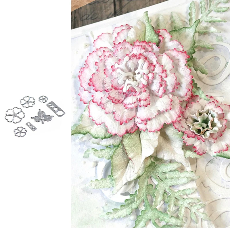 

Floral Volume Metal Cutting Dies for DIY Scrapbooking Crafts Dies Cut Stencils Maker Photo Album Template Handmade Decoration
