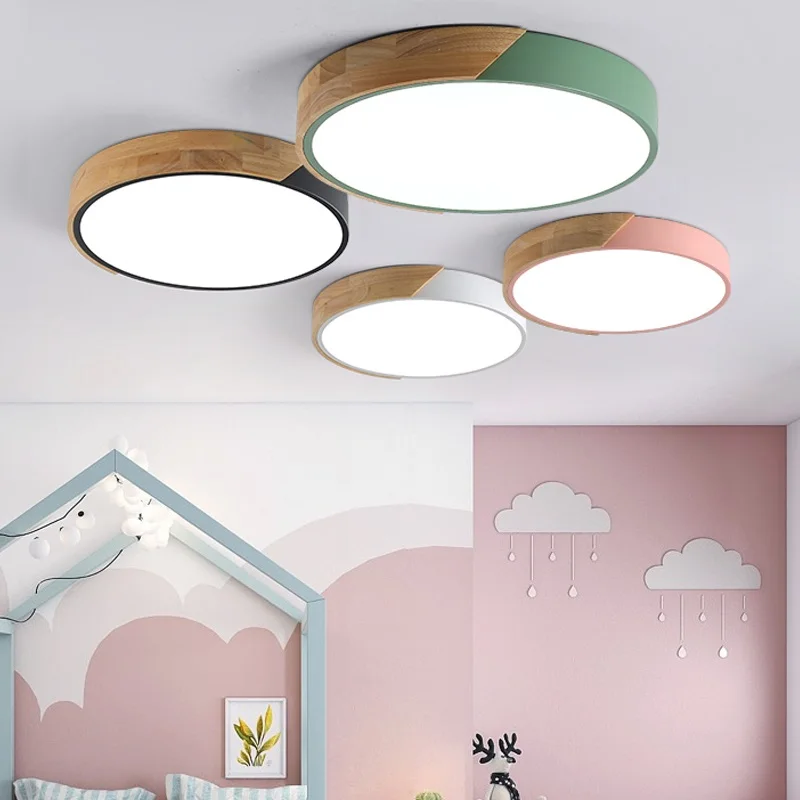 

7 color modern circular LEDCeiling Lights Residential bedroom, study aisle balcony ceiling lamp Commercial & office lighting
