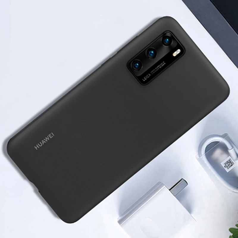 Чехол-накладка для Huawei P40 Pro P30 силиконовый противоударный | Мобильные телефоны и