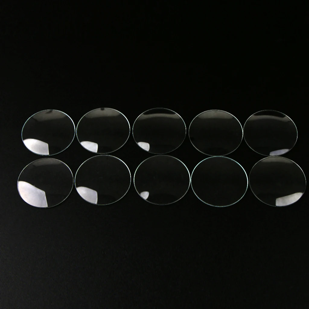 10pc Double Convex Watch Glass 28mm-33mm Anti-Scratch Watch Crystal