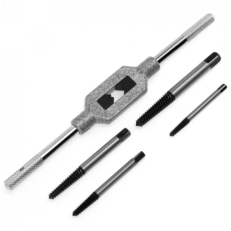 

5 Screw Extractor Drill Bits Guide Set Broken Bolt Remover Speed Out Seraphic
