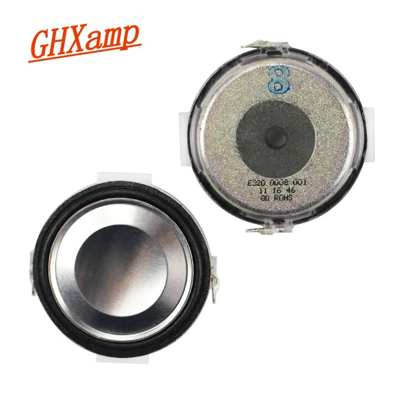 GHXAMP 2 дюйма ультратонкий Среднечастотный динамик 8OHM MID автомобильный динамик Неодимовый хороший вокальный эффект 2 шт