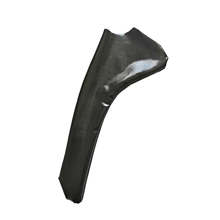 Черный прозрачный сетчатый мужской комбинезон + лакированная кожа носочек для