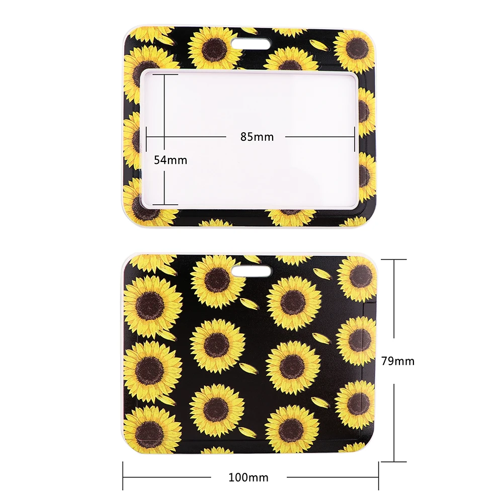 

CB780 Sunflower Lanyard Art Neck Strap for key ID Card Cell Phone Straps Badge Holder DIY Hanging Rope Neckband Accessories