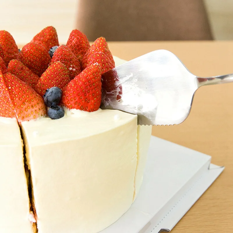 1/2 шт. Нержавеющая сталь лопатка для торта и пиццы Ножи масло красочные Зубчатые