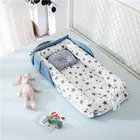 Съемная детская кроватка, детская кроватка, защитная Колыбель, подушка, бампер для путешествий, ко-спальная кроватка для новорожденных